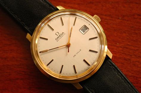 old omega gold watches 1970s